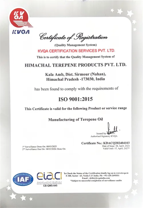 ISO 9001 Certificate